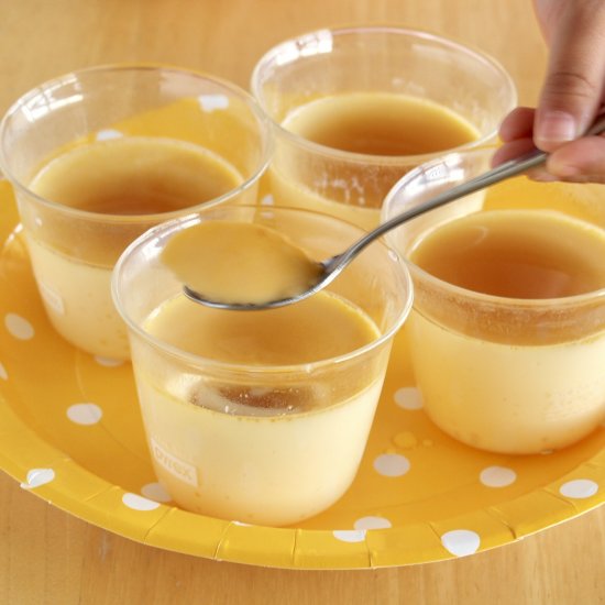 3 Ingredients Crème Caramel