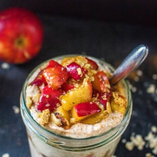 Apple Pie Overnight Oatmeal