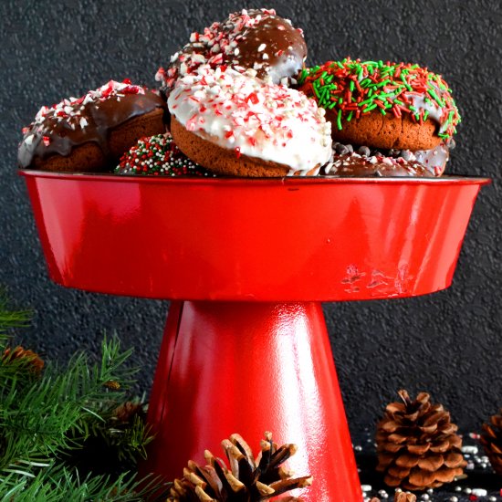 Chocolate Peppermint Donuts