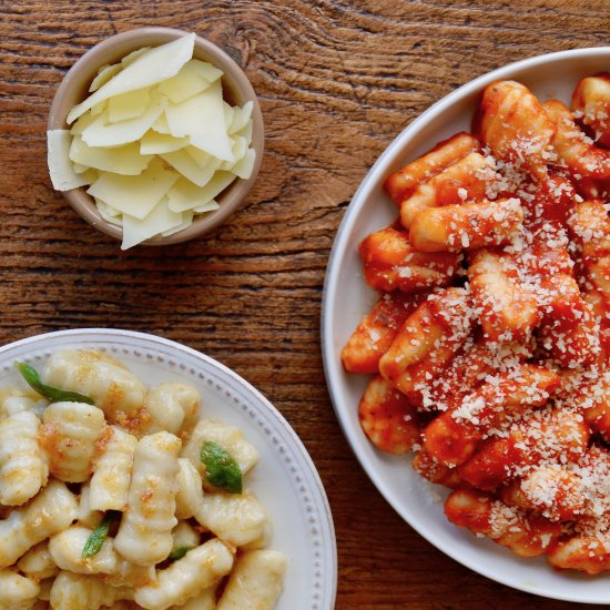 Leftover Mashed Potato Gnocchi