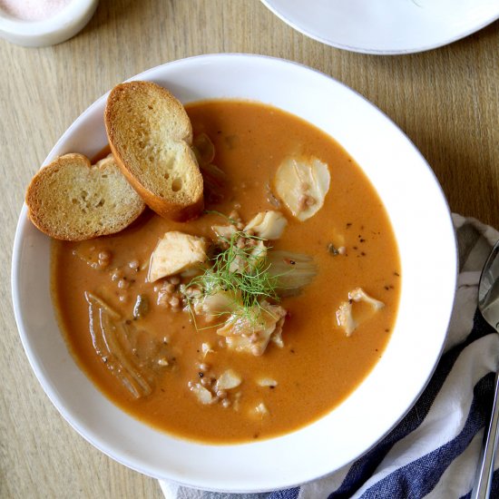 Fish, Fennel & Couscous Stew