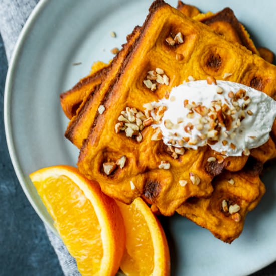 Sweet Potato Waffles