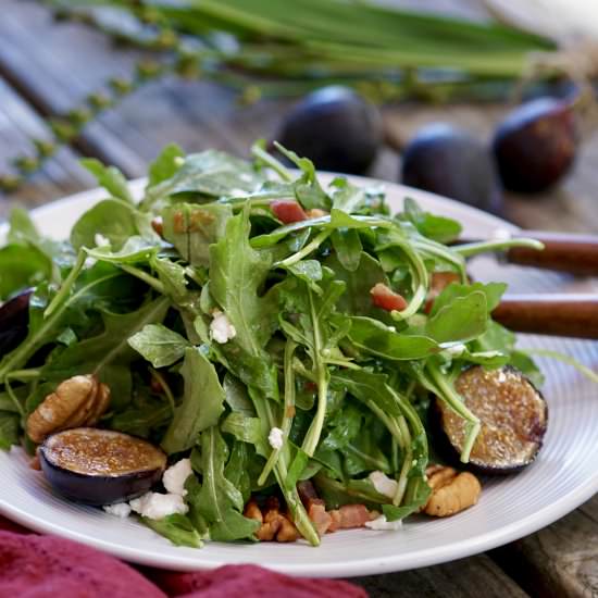 Grilled Fig And Arugula Salad