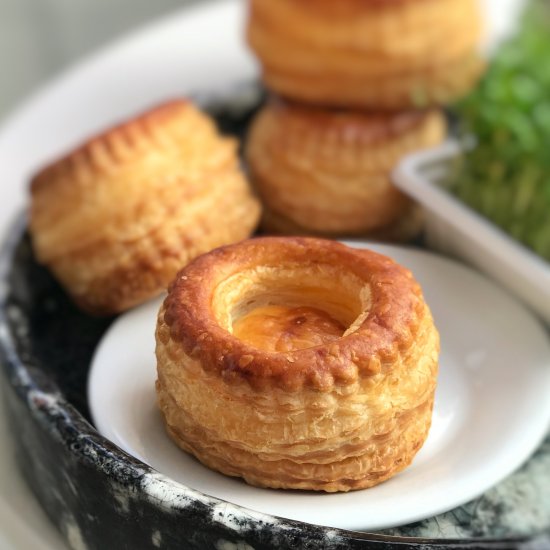 Vol Au Vents Puff Pastry Cases