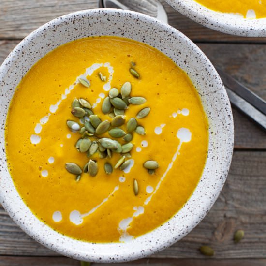 Spiced Butternut Squash Soup