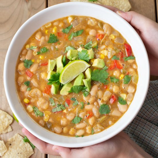 Vegan White Bean Chili