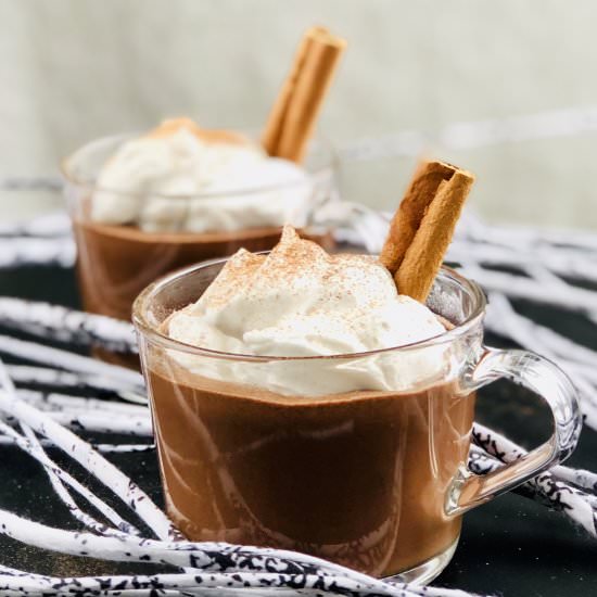 Cinnamon Spiced Hot Chocolate