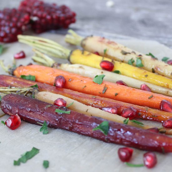 Maple Oven Roasted Carrots