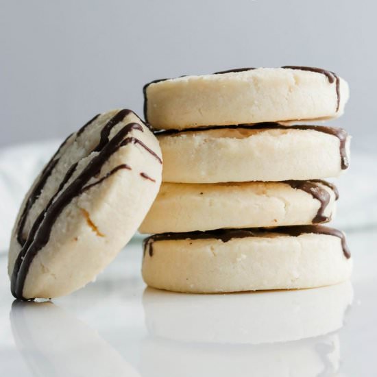 Chocolate Drizzled Sugar Cookies