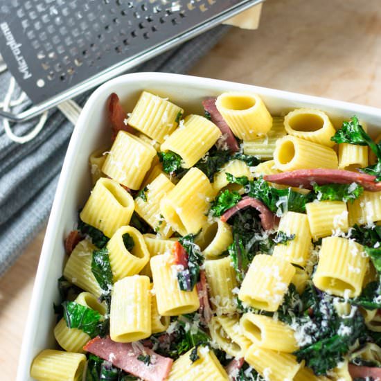 Hot Coppa Kale Rigatoni