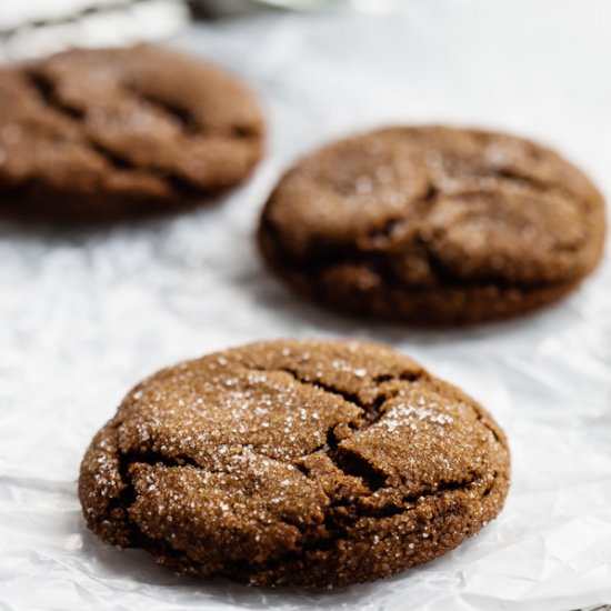 Ginger Molasses Cookies