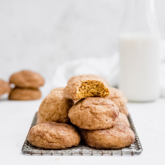 Soft Pumpkin Chai Snickerdoodles