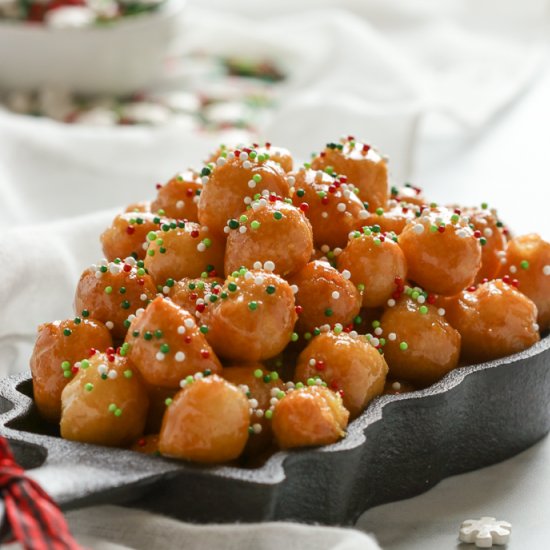 Struffoli Italian Honey Balls