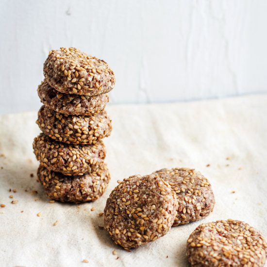 Spiced Sesame Date Cookies