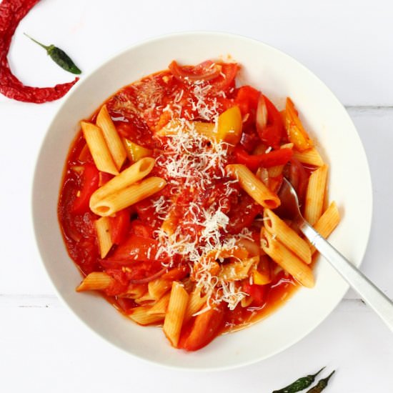 Spicy Tomato Pasta