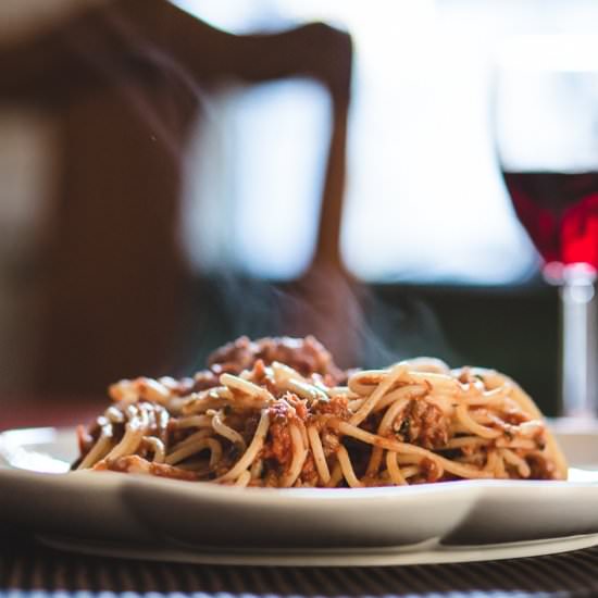 Weeknight Pasta Bolognese