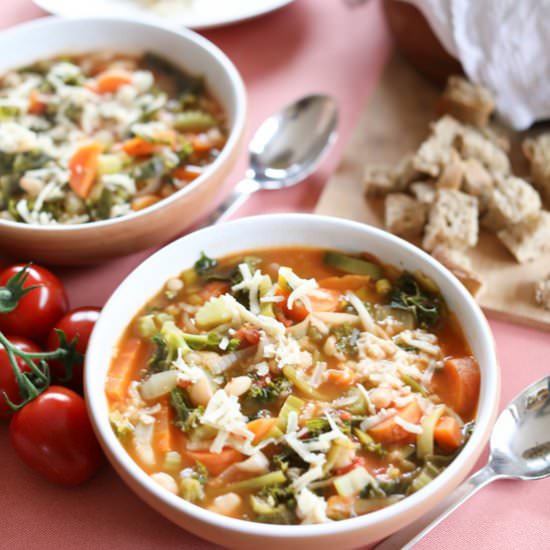 Ribollita with White Beans and Kale