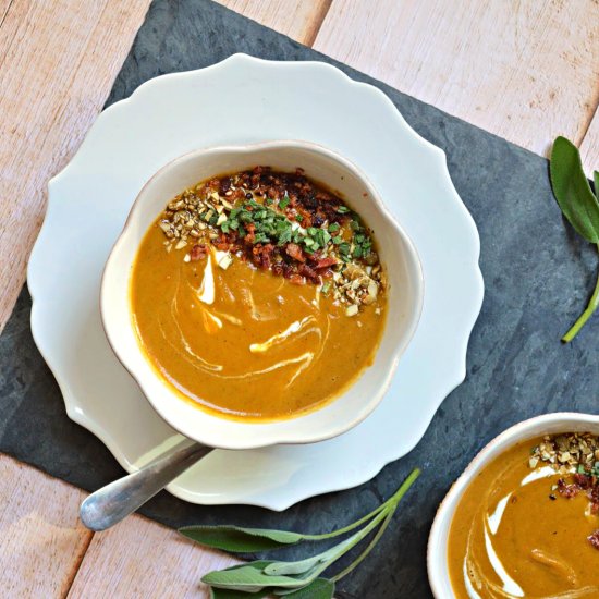 Bacon Butternut Squash Soup