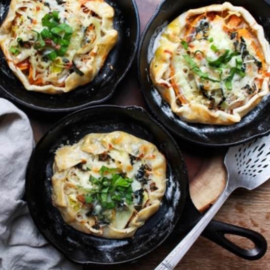 Savory Butternut Squash Galettes