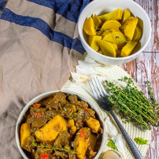 Jamaican beef curry