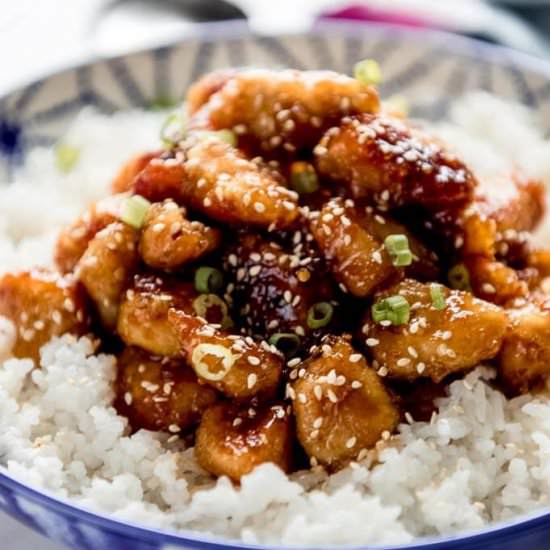 Slow Cooker Honey Crispy Chicken