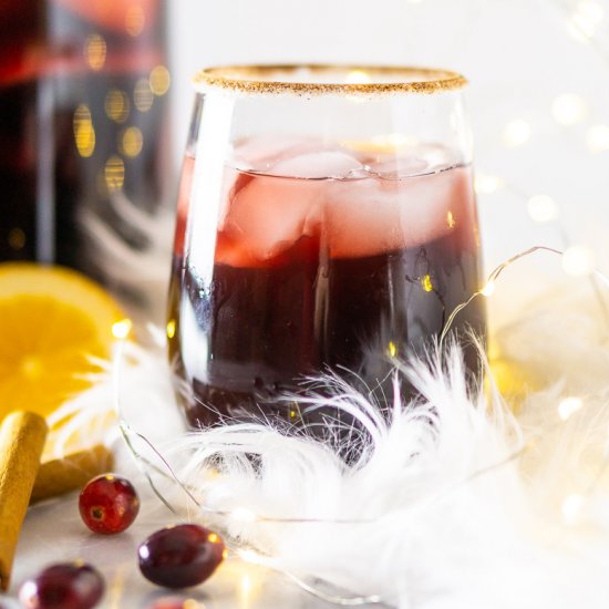 Cranberry-Apple Holiday Sangria