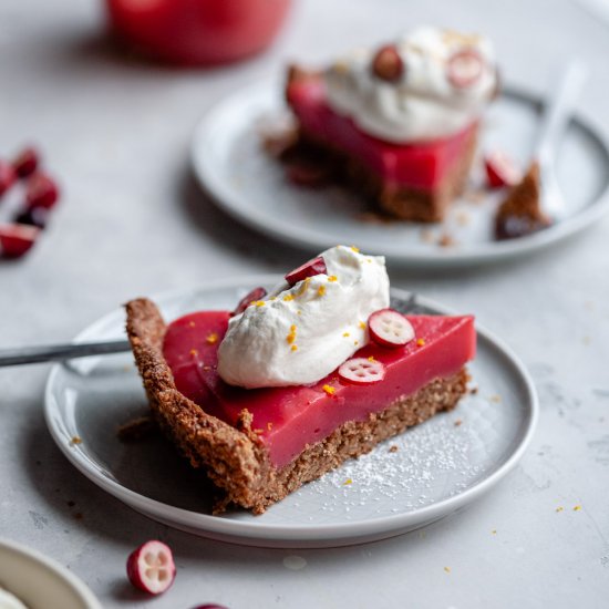 Orange Cranberry Tart