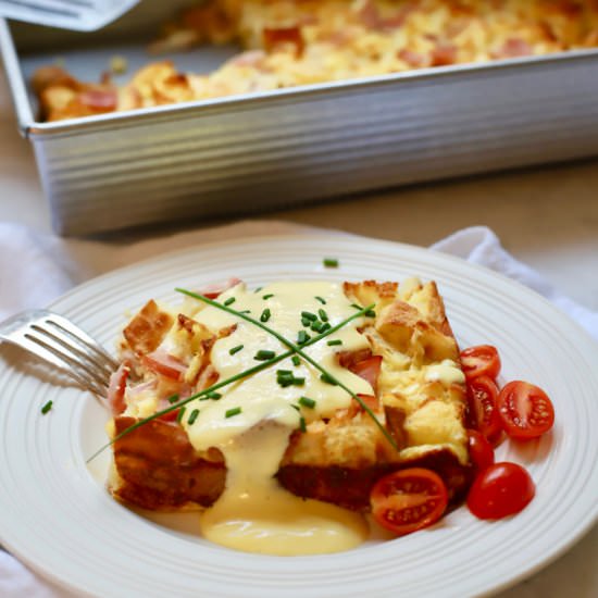 Eggs Benedict Breakfast Casserole