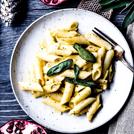 Gluten-Free Pumpkin Pasta With Sage