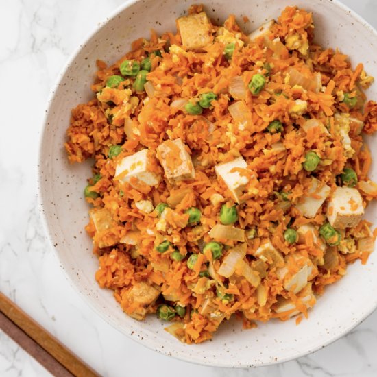 Sweet Potato Tofu Fried Rice