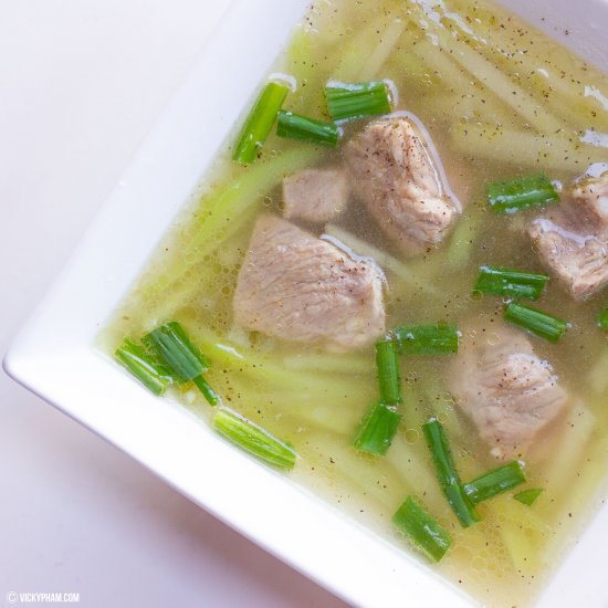 Vietnamese Pork Rib & Chayote Soup