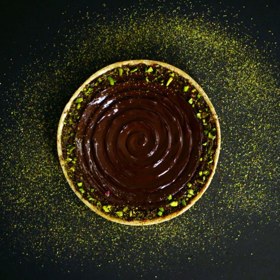 Chocolate Pistachio Tart