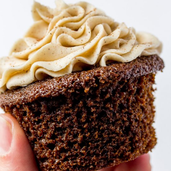 Gingerbread Cupcakes