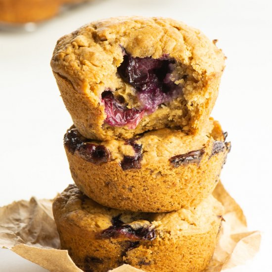 Vegan Blueberry Muffins