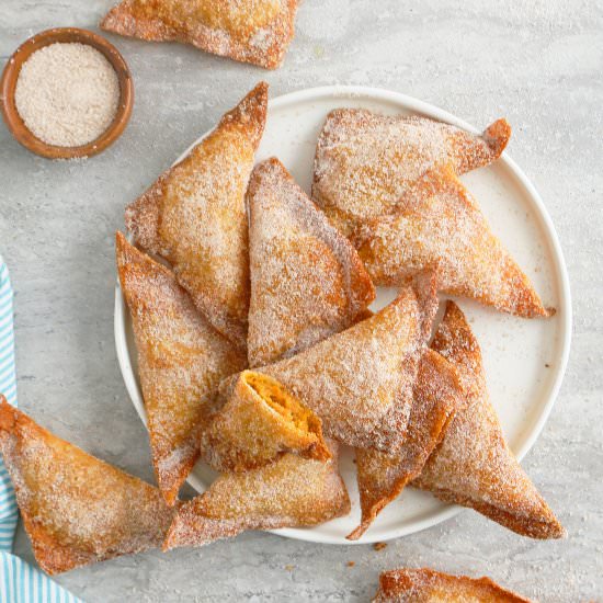 Pumpkin Churro Wontons