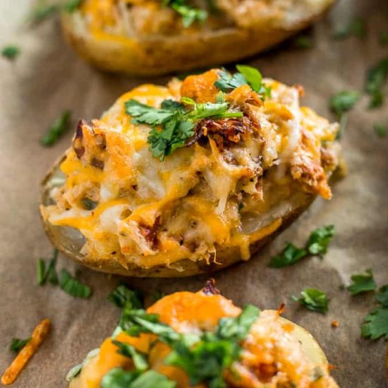 Carnitas Loaded Potato Skins