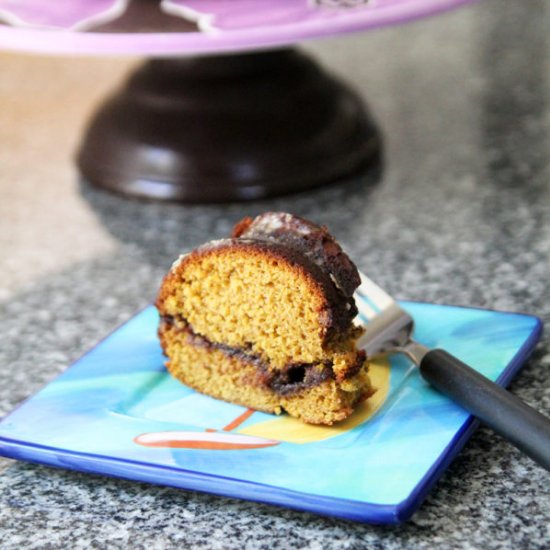 Cinnamon Swirl Pumpkin Coffee Cake