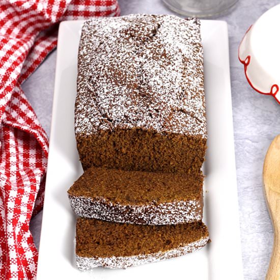 Homemade Gingerbread Loaf