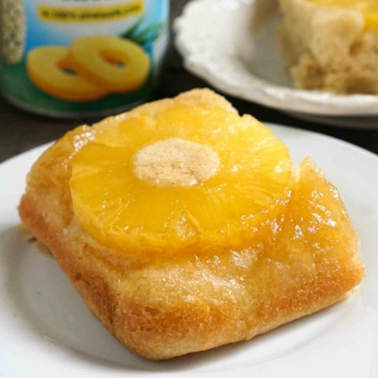 Pineapple upside down cake