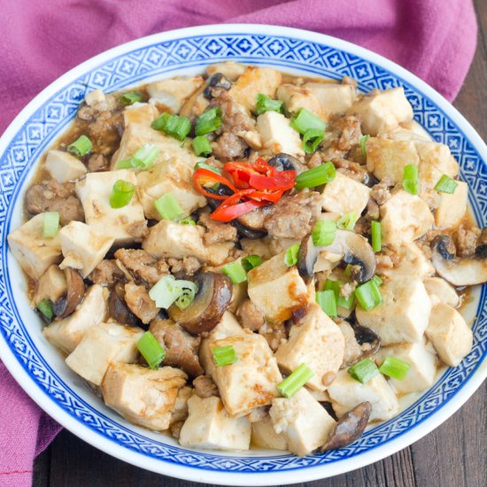 non spicy mapo tofu