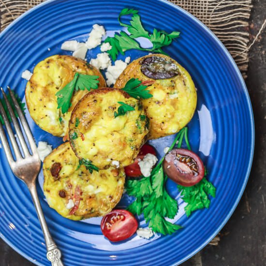 Mediterranean Breakfast Egg Muffins