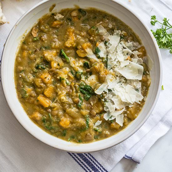 Instant Pot Split Pea & Lentil Stew