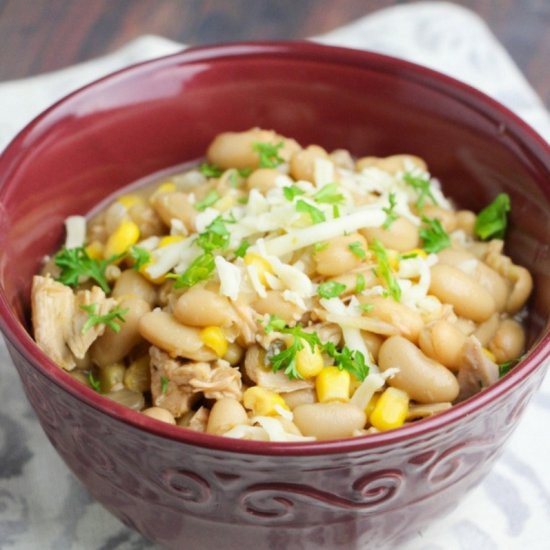 White Bean Turkey Chili Crockpot