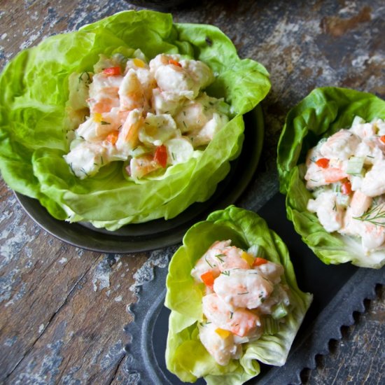 Shrimp Salad with Meyer Lemon Sauce