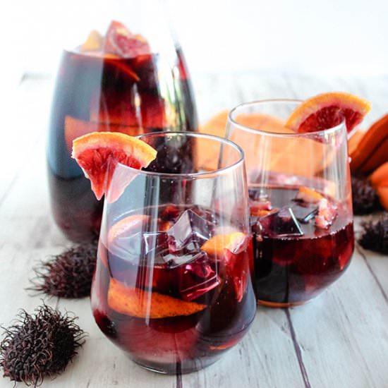 Blood orange Red Sangria