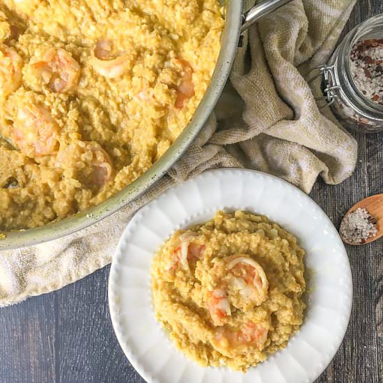 Low Carb Shrimp & Pumpkin Risotto