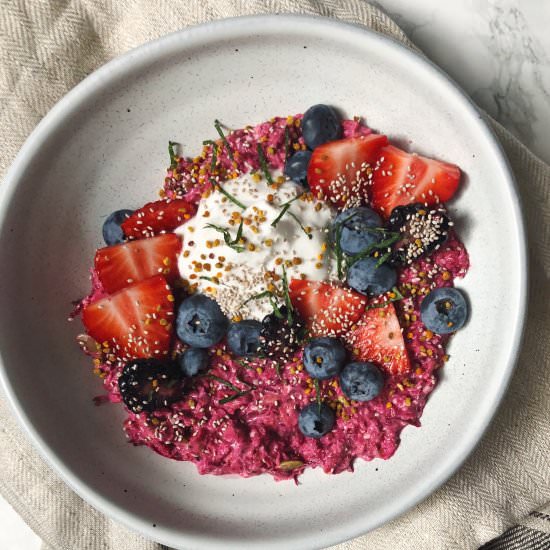 Beetroot Bircher Muesli