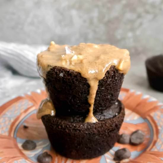 Almond Flour Chocolate Cake Cupcake