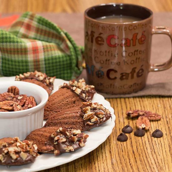 Mexican Hot Chocolate Madeleines