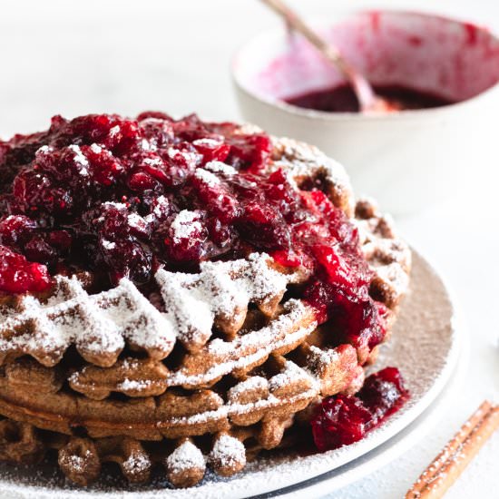 Gingerbread Waffles